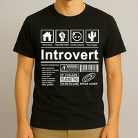 Introvert Label Funny Gift T-Shirt