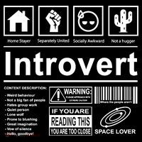 Introvert Label Funny Gift Bag