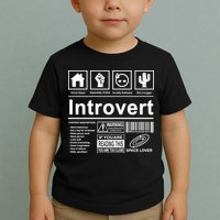 Introvert Label Funny Gift Toddler T-Shirt