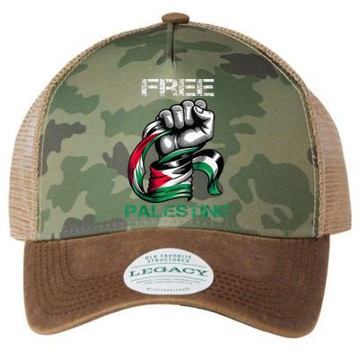 I Love Free Palestine Flag Save Gaza Strip Palestinian Legacy Tie Dye Trucker Hat