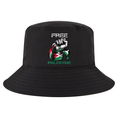 I Love Free Palestine Flag Save Gaza Strip Palestinian Cool Comfort Performance Bucket Hat