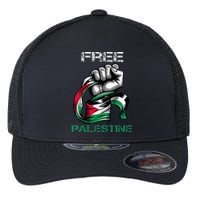 I Love Free Palestine Flag Save Gaza Strip Palestinian Flexfit Unipanel Trucker Cap