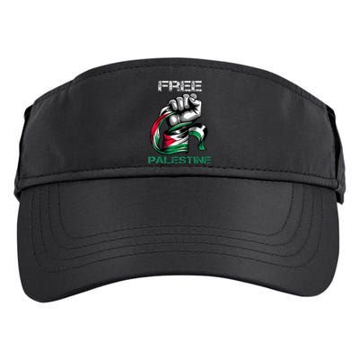 I Love Free Palestine Flag Save Gaza Strip Palestinian Adult Drive Performance Visor