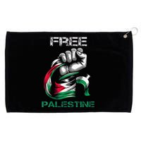 I Love Free Palestine Flag Save Gaza Strip Palestinian Grommeted Golf Towel