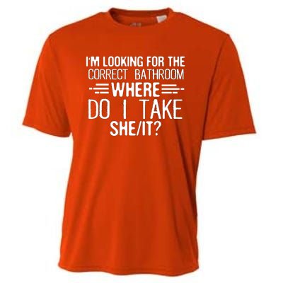 I’M Looking For The Correct Bathroom Where Do I Take A She Cooling Performance Crew T-Shirt