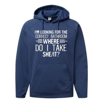 I’M Looking For The Correct Bathroom Where Do I Take A She Performance Fleece Hoodie