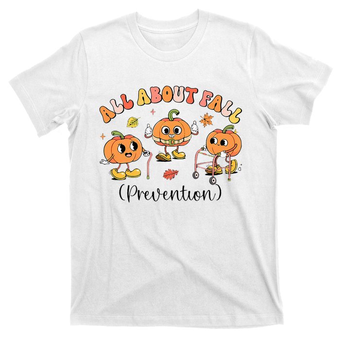 I Love Fall Prevention Fall Occupational Therapy Ot T-Shirt