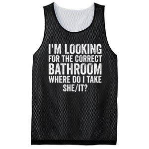 I’M Looking For The Correct Bathroom Where Do I Take She It Mesh Reversible Basketball Jersey Tank