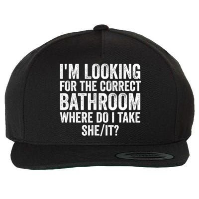 I’M Looking For The Correct Bathroom Where Do I Take She It Wool Snapback Cap