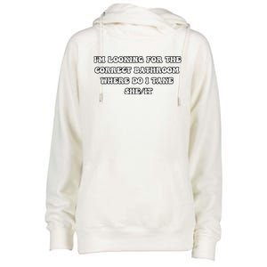 I’m Looking For The Correct Bathroom Where Do I Take She It Womens Funnel Neck Pullover Hood