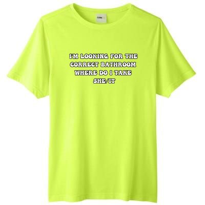 I’m Looking For The Correct Bathroom Where Do I Take She It Tall Fusion ChromaSoft Performance T-Shirt