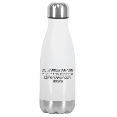 I’m Looking For The Correct Bathroom Where Do I Take She It Stainless Steel Insulated Water Bottle