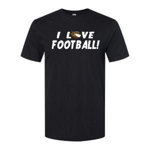 I Love Football Funny Gift Great Sport Funny Gift Softstyle® CVC T-Shirt