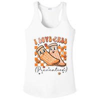 I Love Fall Prevention Thanksgiving Nurse Ladies PosiCharge Competitor Racerback Tank