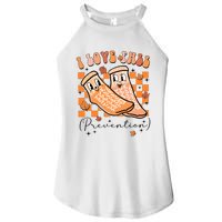 I Love Fall Prevention Thanksgiving Nurse Women's Perfect Tri Rocker Tank