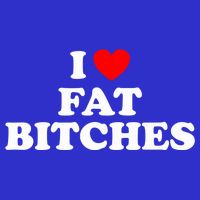 I Love Fat Bitches Great Gift Womens Tank Top