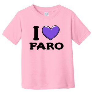 I Love Faro Portugal Proud Portugal Citizen Vacation Gift Toddler T-Shirt