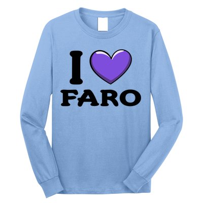 I Love Faro Portugal Proud Portugal Citizen Vacation Gift Long Sleeve Shirt