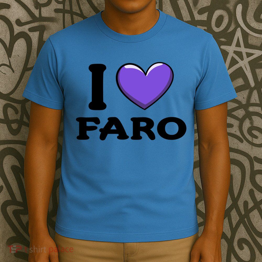 I Love Faro Portugal Proud Portugal Citizen Vacation Gift T-Shirt
