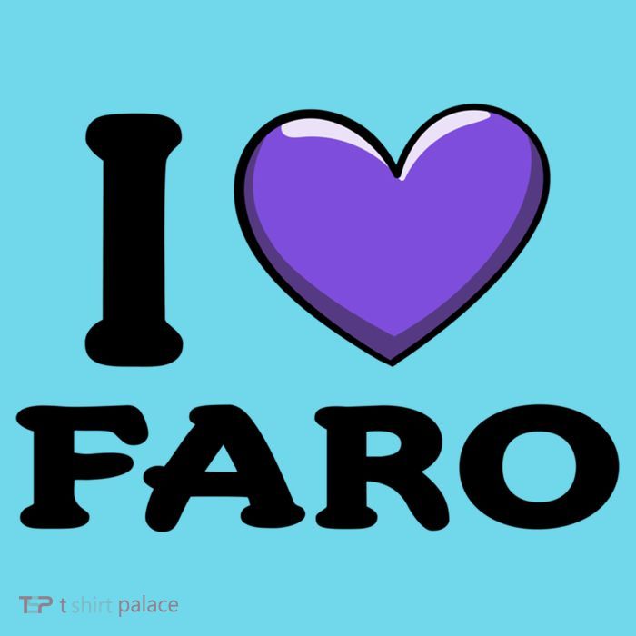 I Love Faro Portugal Proud Portugal Citizen Vacation Gift T-Shirt