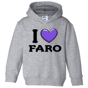 I Love Faro Portugal Proud Portugal Citizen Vacation Gift Toddler Hoodie