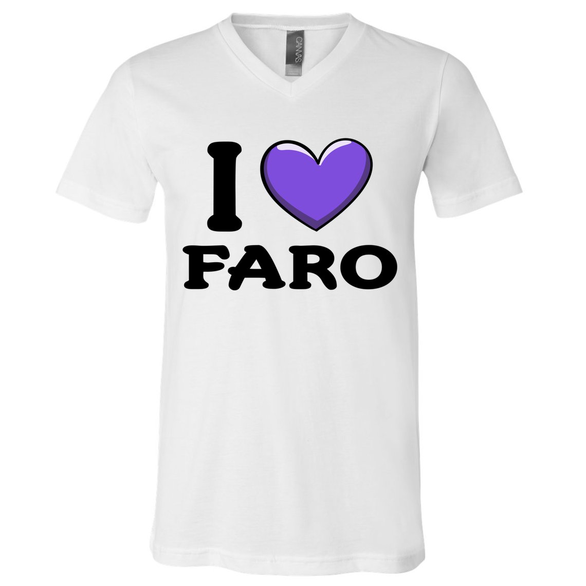 I Love Faro Portugal Proud Portugal Citizen Vacation Gift V-Neck T-Shirt
