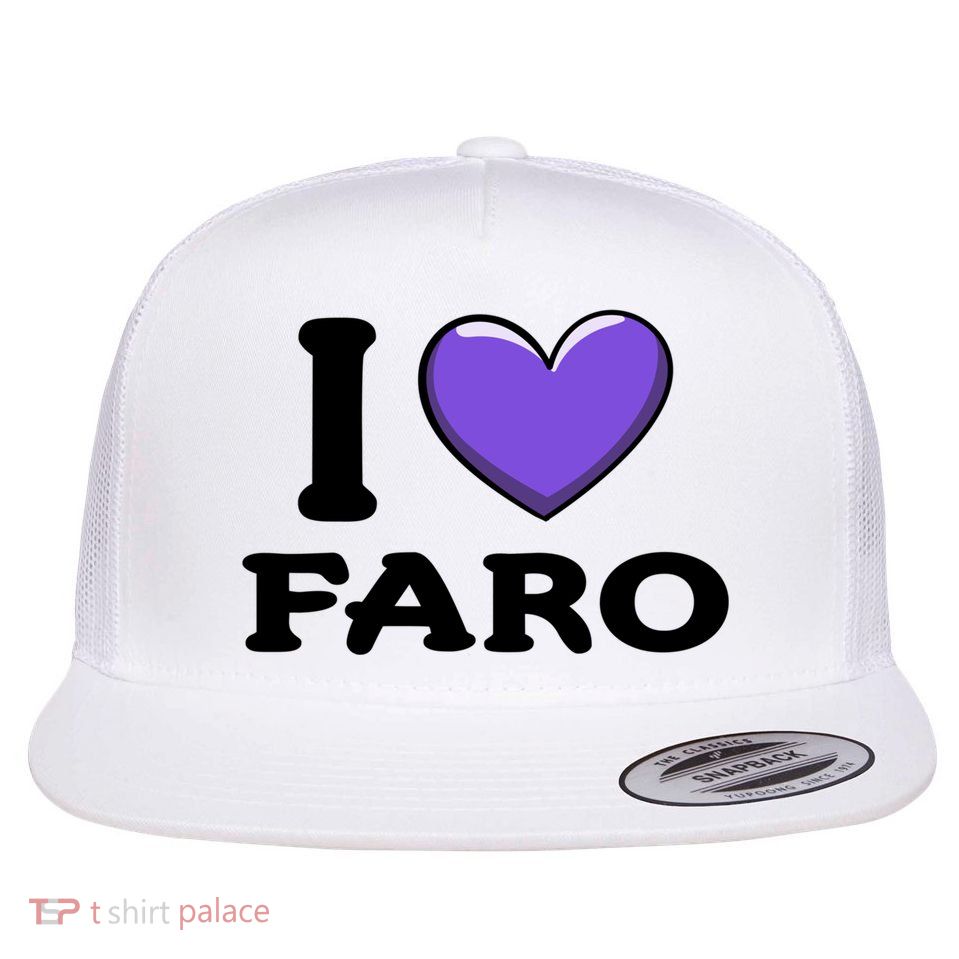 I Love Faro Portugal Proud Portugal Citizen Vacation Gift Flatbill Hat