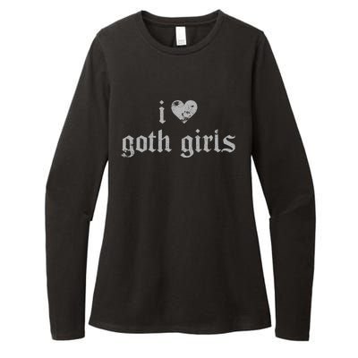 I Love Goth Womens CVC Long Sleeve Shirt