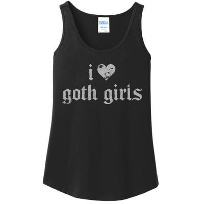 I Love Goth Ladies Essential Tank