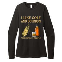 I Like Golf And Bourbon And Maybe 3 People Womens CVC Long Sleeve Shirt