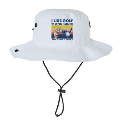 I Like Golf And Gin And Maybe 3 People Legacy Cool Fit Booney Bucket Hat