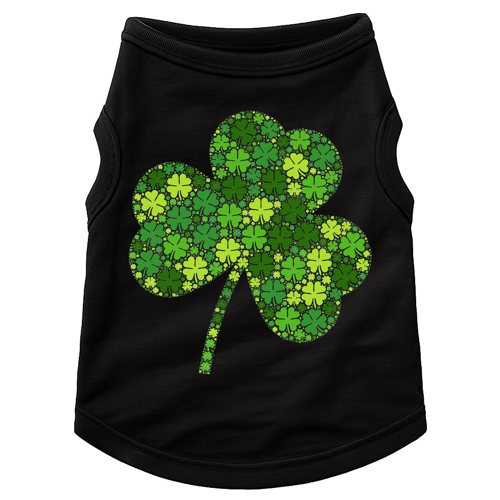 Irish Lucky Green Shamrock Clover Women St Patricks Day (2) Doggie Tank