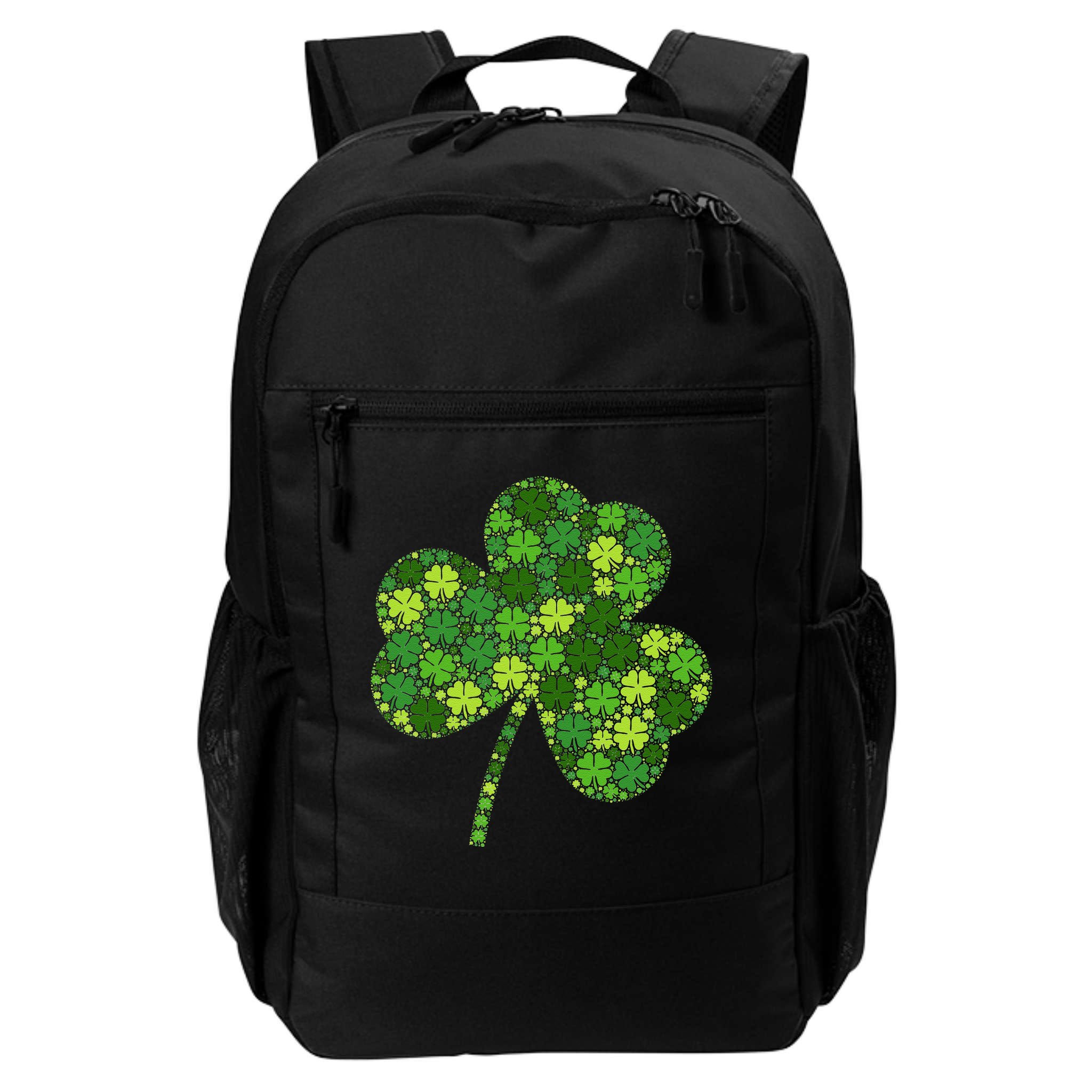 Irish Lucky Green Shamrock Clover Women St Patricks Day (2) Backpack