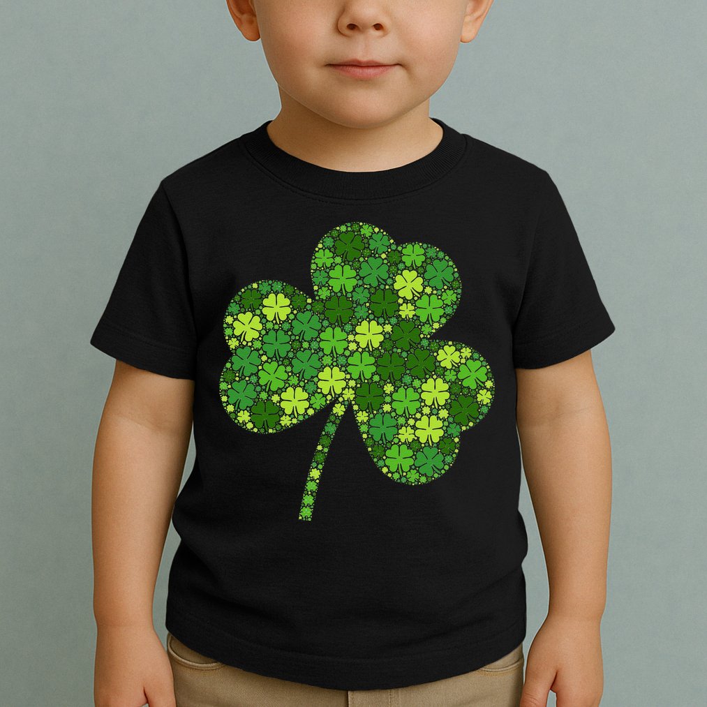 Irish Lucky Green Shamrock Clover Women St Patricks Day (2) Toddler T-Shirt