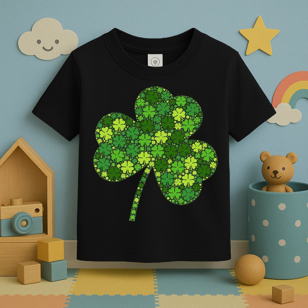 Irish Lucky Green Shamrock Clover Women St Patricks Day (2) Toddler T-Shirt