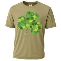 Irish Lucky Green Shamrock Clover Women St Patricks Day (2) Cooling Performance Crew T-Shirt