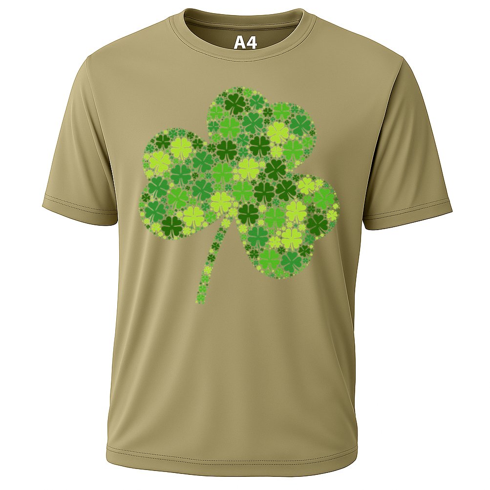 Irish Lucky Green Shamrock Clover Women St Patricks Day (2) Cooling Performance Crew T-Shirt