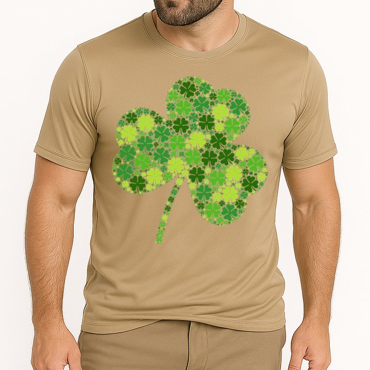 Irish Lucky Green Shamrock Clover Women St Patricks Day (2) Cooling Performance Crew T-Shirt
