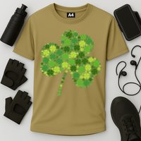 Irish Lucky Green Shamrock Clover Women St Patricks Day (2) Cooling Performance Crew T-Shirt
