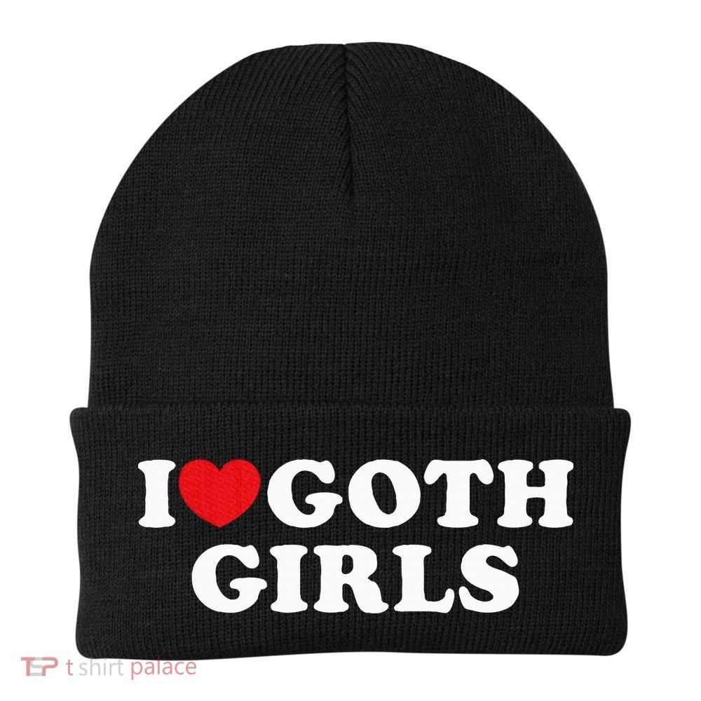 I Love Goth Girl Beanie