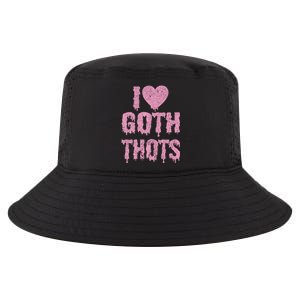 I Love Goth Thots Cool Comfort Performance Bucket Hat