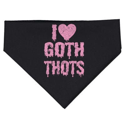 I Love Goth Thots USA-Made Doggie Bandana