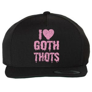 I Love Goth Thots Wool Snapback Cap