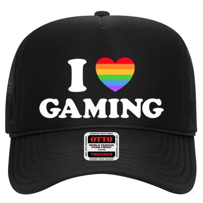 I Love Gaming Funny Video Pc Tabletop Gaymer Rpg Game Pride Gift Trucker Hat