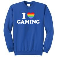 I Love Gaming Funny Video Pc Tabletop Gaymer Rpg Game Pride Gift Sweatshirt