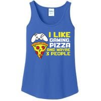 I Like Gaming Pizza And Maybe Like 3 People Gift Ladies Essential Tank