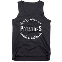 If Life Gives You Patatoes Make Latkes Jewish Hanukkah Jewish Tank Top