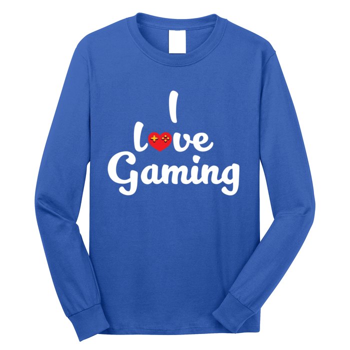 I Love Gaming! Ich Liebe Zocken! Gaming Console Meaningful Gift Long Sleeve Shirt