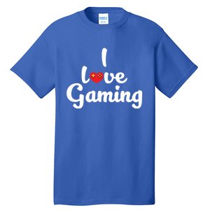 I Love Gaming! Ich Liebe Zocken! Gaming Console Meaningful Gift Tall T-Shirt