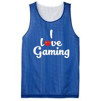 I Love Gaming! Ich Liebe Zocken! Gaming Console Meaningful Gift Mesh Reversible Basketball Jersey Tank